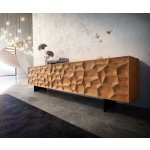 Delife Solu 260 cm 2 dvířka 6 zásuvek Noha – Zboží Mobilmania