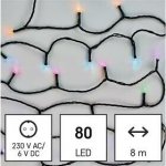 EMOS GoSmart LED vánoční řetěz 8 m venkovní i vnitřní RGB programy časovač wifi – Hledejceny.cz