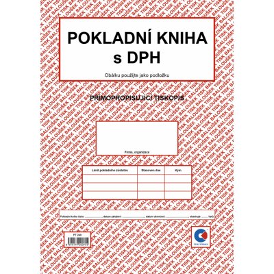 Baloušek Tisk PT240 Pokladní kniha s DPH – Zboží Mobilmania