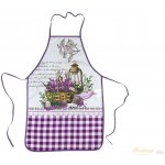 Praktik Textil zástěra Levandule motýl – Zboží Mobilmania