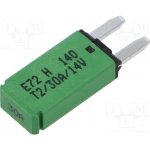 GLOSO 86127 Pojistka: tepelná; 12,45mm; automobilová; 30A; 14VDC; E72 – Hledejceny.cz