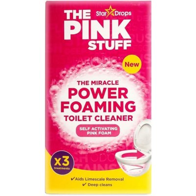 The Pink Stuff zázračný čistící pěnivý prášek na toalety 3 ks – Hledejceny.cz