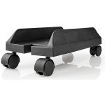 Nedis CSTD101BK podstavec pro PC s kolečky, nastavitelná šířka, černá – Zboží Živě