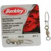 Rybářská karabinka a obratlík Berkley Obratlík s karabinkou McMahon Ball Bearing Swivels vel.4