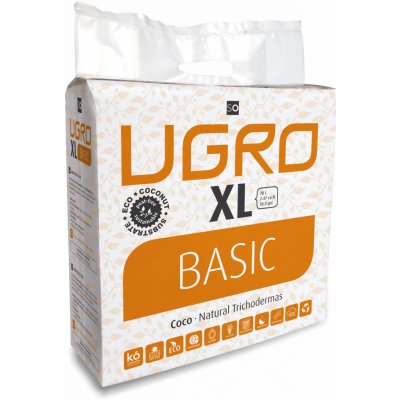 UGro XL Rhiza 70 l - lisovaný kokos s endomykorhiyzou