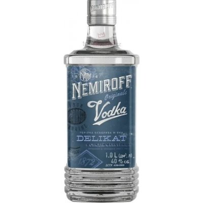 Nemiroff Delikat premium extra smooth Ukraine vodka 40% 1 l (holá láhev) – Hledejceny.cz