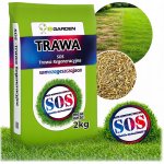 Renovační, regenerační Tráva SOS Trávy semena k dosetí - 2 kg 80 m2 – Zboží Dáma
