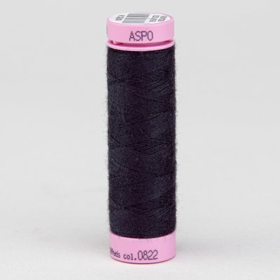 Amann Univerzální šicí nit ASPO 120 polyesterová, černá uhlová 0822, návin 100m – Zboží Mobilmania