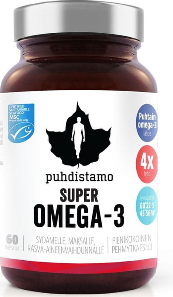 Puhdistamo Super Omega 3 60 kapslí