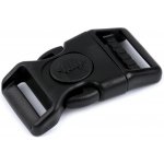 Mrazuvzdorná spona trojzubec s pojistkou šíře 20 mm, 25 mm prohnutá Varianta: 2 (25 mm) černá, Balení: 10 sada – Sleviste.cz