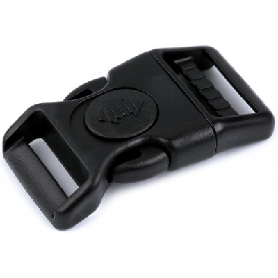 Mrazuvzdorná spona trojzubec s pojistkou šíře 20 mm, 25 mm prohnutá Varianta: 2 (25 mm) černá, Balení: 10 sada – Sleviste.cz