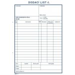 MSK 10 Dodací list A5 – Zboží Živě