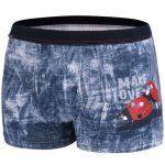 Cornette Valentýnské Make love 010 61 boxerky jeans – Hledejceny.cz