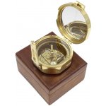 SEA Club Kompas Brunton průměr 7,5 cm v dřevěné krabičce 8221 – Zboží Mobilmania