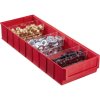 Úložný box Allit 456571 skladový box 185 x 500 x 81 mm červená 1 ks