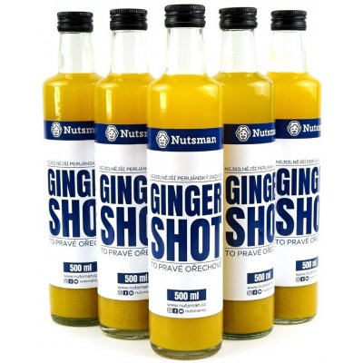 Nutsman Ginger Shot 5 x 0,5 l – Sleviste.cz