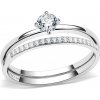 Prsteny Mabell Set dámských prstenů z chirurgické oceli STEPHANIE CZ221DA026 5C45