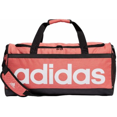 adidas Essentials Linear Duffel IR9834 Bag Korálová 39l – Zboží Mobilmania