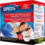 Bros Elektrický odpařovač proti komárům + polštářky 10 kusů 06940 – Zboží Mobilmania