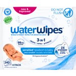 Water Wipes 99,9 % vody vlhčené ubrousky 4 x 60 ks – Sleviste.cz