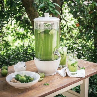 Casafina Barel na limonádu FONTANA, bílá 10000 ml – Zbozi.Blesk.cz