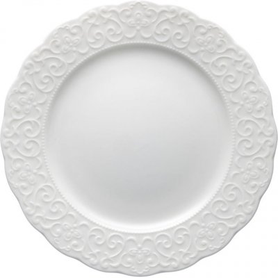 Brandani Bílý porcelánový talíř Gran Gala 21 cm – Zboží Mobilmania