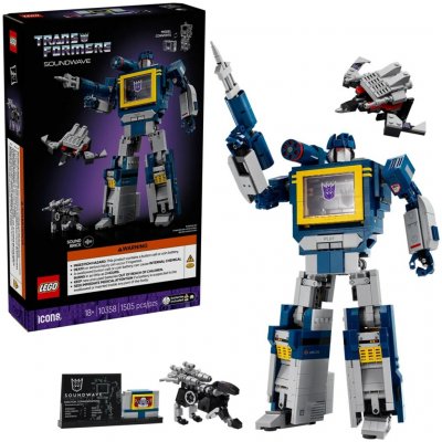 LEGO® Icons™ 10358 Transformers: Soundwave – Zboží Živě