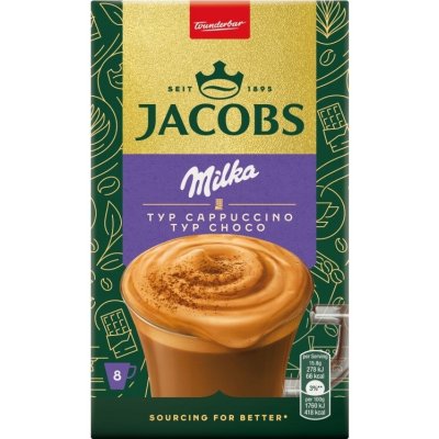 Jacobs Cappuccino Milka Choco 8 x 15,8 g – Hledejceny.cz