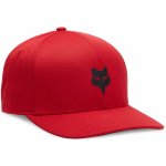 Fox Fox Head Tech Flexfit Hat Flame Red – Zboží Dáma