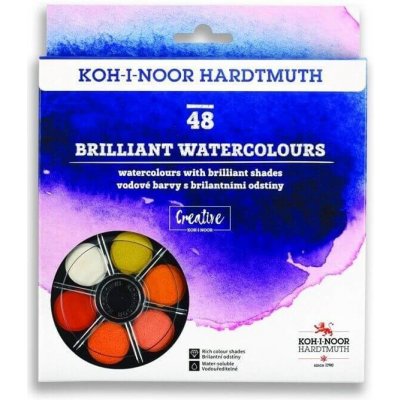 Koh-I-Noor brilantní anilinky 22,5 mm 48 barev – Zboží Dáma