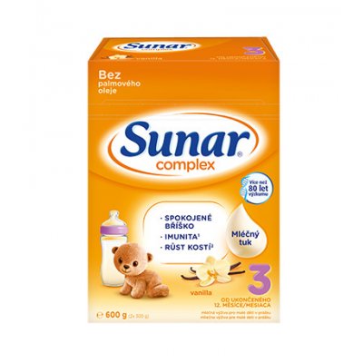 Sunar 3 complex vanilla 2 x 300 g