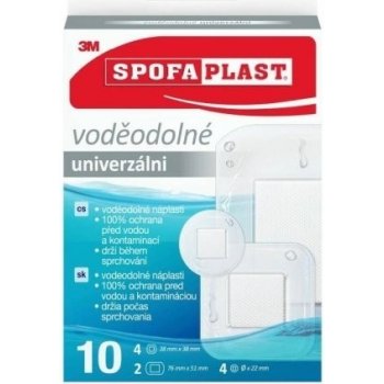 3M Spofaplast Voděodolné nápl.různé velikosti 10 ks