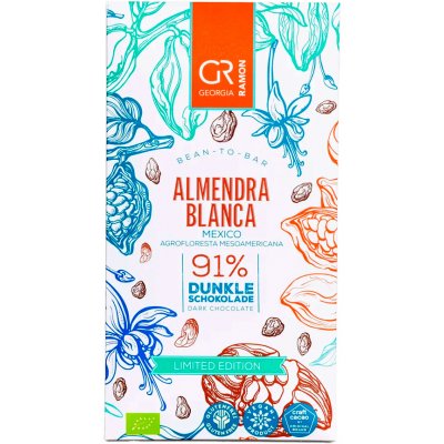 GR 91% hořká čokoláda ALMENDRA BLANCA MEXIKO BIO 50 g