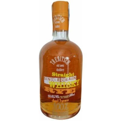 Trebitsch Whisky Czech Single Grain Rye Whisky 45% 0,5 l (holá láhev) – Hledejceny.cz