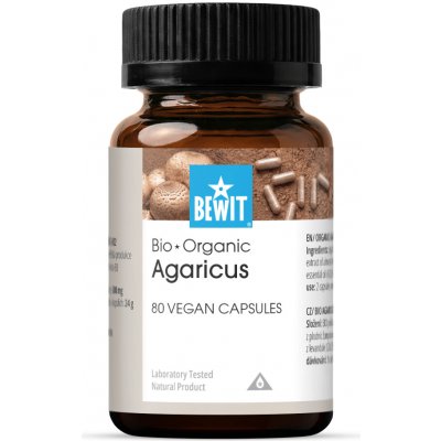 BEWIT Agaricus BIO 80 kapslí – Hledejceny.cz