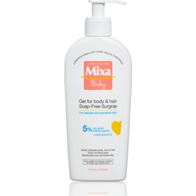 Mixa Baby gel for Body & Hair extra vyživující mycí gel na tělo a vlásky 250 ml – Zbozi.Blesk.cz