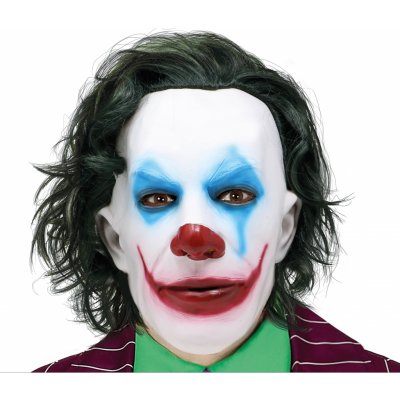 Fiestas Guirca Maska Joker s vlasy – Zboží Mobilmania