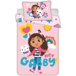 Jerry Fabrics Gabby's Dollhouse dětské povlečení růžová barevná 100 x 135 cm – Zboží Dáma