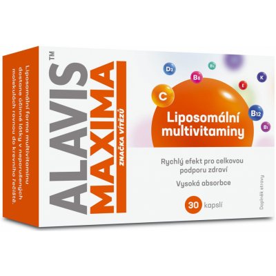 Alavis MAXIMA Liposomální multivitaminy 30 kapslí