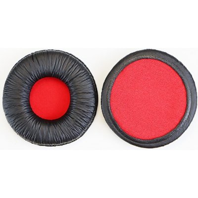 eses náušníky pro sluchátka Sony MDR-V55 černé s červeným vnitřkem – Zboží Živě