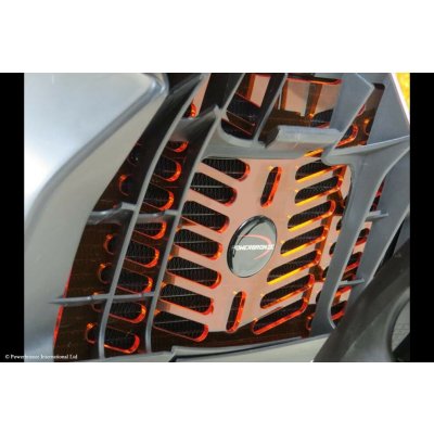 Ktm 125 Duke, 390 Duke 17-23 Kryt chladiče Powerbronze - plast - bílá | Zboží Auto