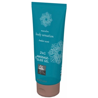 HOT Shiatsu Gel 2in1 Amber Scent 200 ml – Zboží Mobilmania