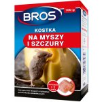 Rodenticid BROS parafínové bloky na myši a potkany 100g – Hledejceny.cz