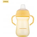 Canpol 56/615 hrníček FirstCup se silikonovým náustkem 250 ml žlutý – Zboží Mobilmania