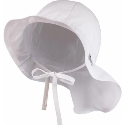 Dětský UV klobouk flapper plátno UV+ bílá STERNTALER – Zboží Mobilmania