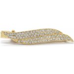 Zdobená pineta na vlasy zlatá – Zboží Mobilmania