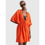 Tommy Hilfiger Cover Up Short Dress SS oranžové – Zboží Mobilmania