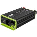 Kosun Měnič napětí výkon 300W čistý sinus UPS DC12V/AC230V USB černo-zelený KOS300-12 – Zbozi.Blesk.cz