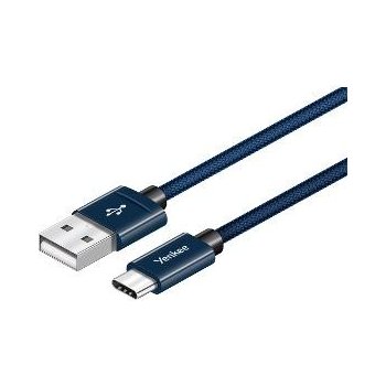 Yenkee YCU 302 BE USB A 2.0 / C, 2m