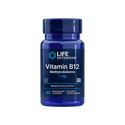 Life Extension Vitamin B12 Methylcobalamin 60 pastilka, 1 mg – Zbozi.Blesk.cz